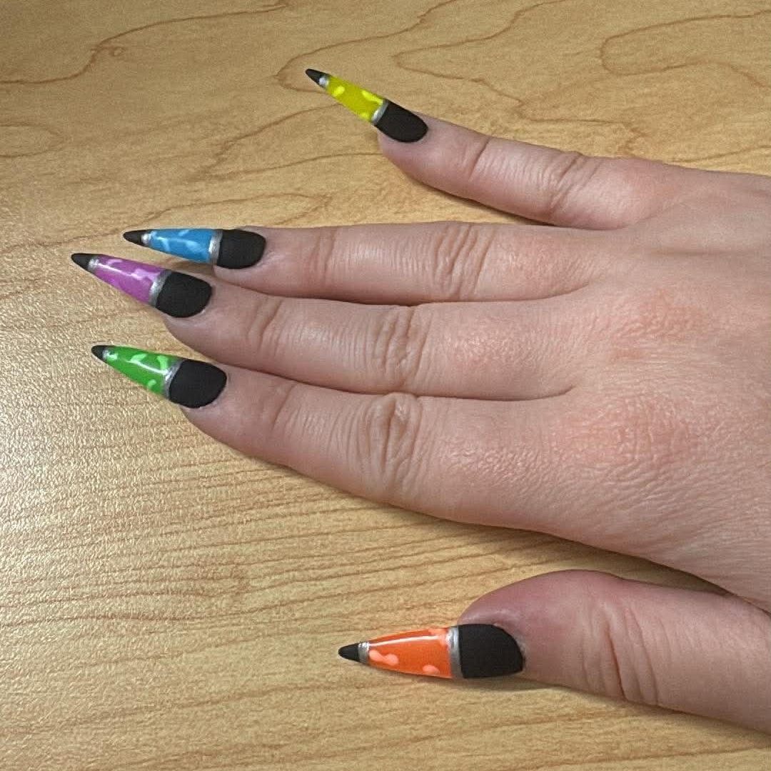 Lava Lamps On Long Stilettos